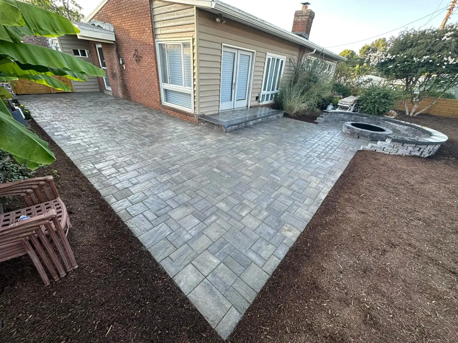 Complete Patio & Fire Pit Build - Northwood Landscaping project in Greater Vancouver