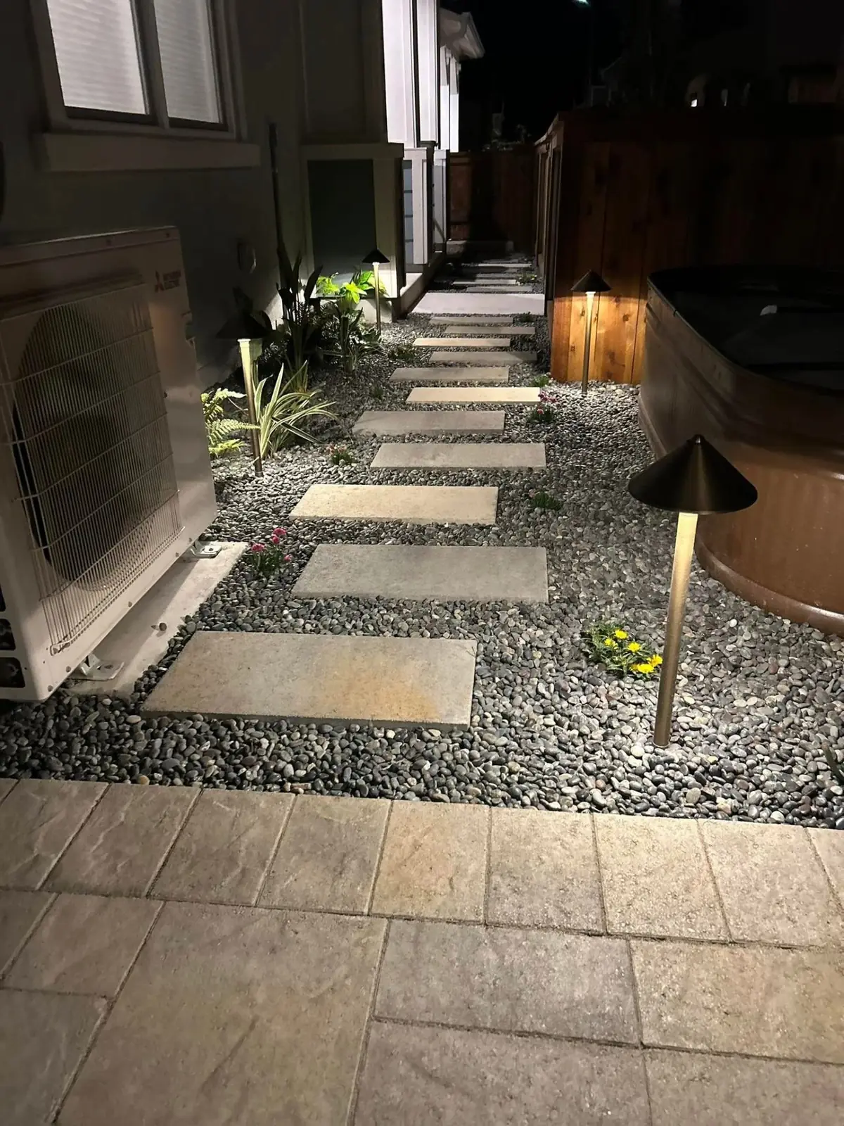 Pathway Lighting Installation - Northwood Landscaping project in Greater Vancouver