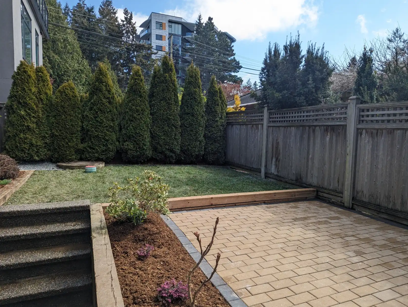 Paver Patio Installation - Northwood Landscaping project in Greater Vancouver